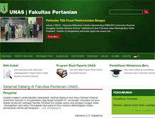 Tablet Screenshot of ftan.unas.ac.id