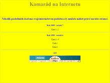 Tablet Screenshot of kamarad.unas.cz