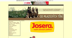 Desktop Screenshot of malinois.unas.cz