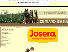 Tablet Screenshot of malinois.unas.cz