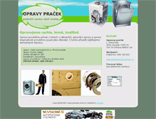 Tablet Screenshot of opravypracek.unas.cz