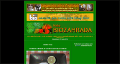 Desktop Screenshot of biozahrada.unas.cz