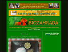 Tablet Screenshot of biozahrada.unas.cz