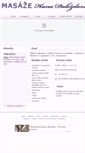 Mobile Screenshot of masaze-otrokovice.unas.cz