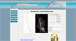 Desktop Screenshot of geodetka.unas.cz