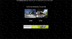 Desktop Screenshot of pensionvemlyne.unas.cz