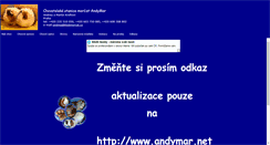 Desktop Screenshot of andymar.unas.cz