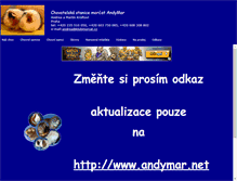 Tablet Screenshot of andymar.unas.cz
