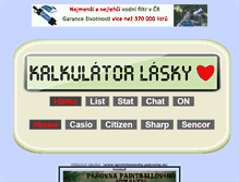 Tablet Screenshot of kalkulator-lasky.unas.cz