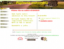 Tablet Screenshot of motopujcovna.unas.cz