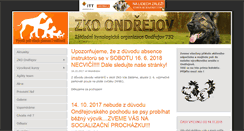 Desktop Screenshot of kkondrejov.unas.cz