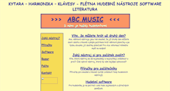 Desktop Screenshot of kytarista.unas.cz