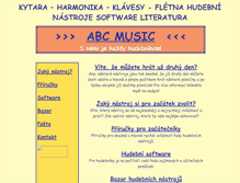 Tablet Screenshot of kytarista.unas.cz