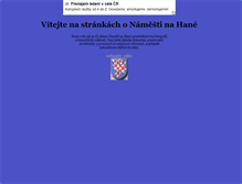 Tablet Screenshot of namest-na-hane.unas.cz